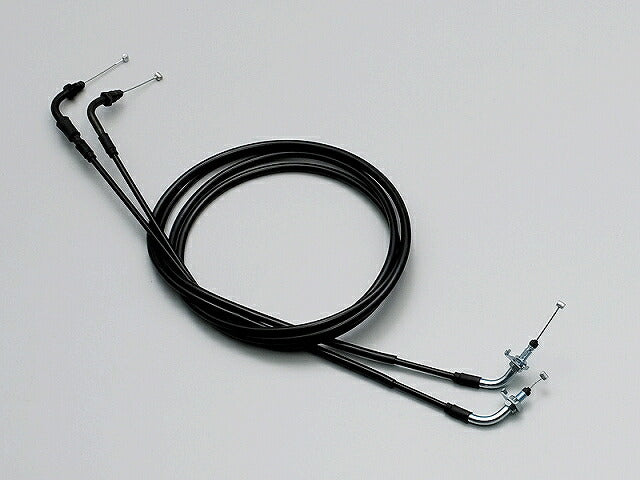 スロットルケーブル W ブラック フォルツァX/Z('04-'07 MF08) 300mmロング