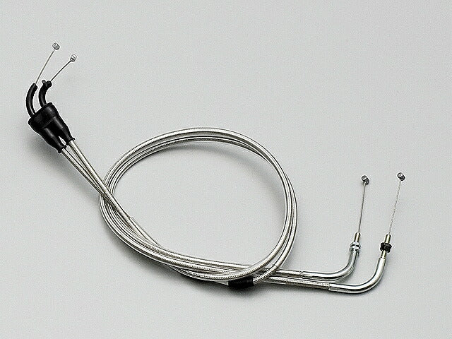Throttle Cable W Stainless Mesh XJR400/S/R/RII (-'97) 50mm Longer