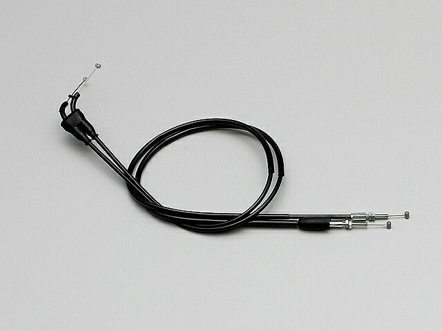 スロットルケーブル W ブラック TW200/E(-'99 ドラムブレーキ車) 300mmロング