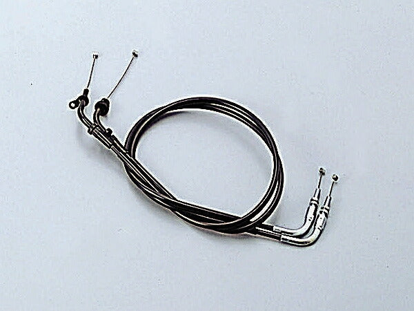 スロットルケーブル W ブラック バンディット250/400/V('95-) 150mmロング