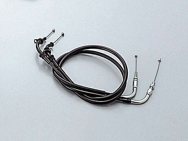 スロットルケーブル W ブラック RF400(GK78A) 150mmロング