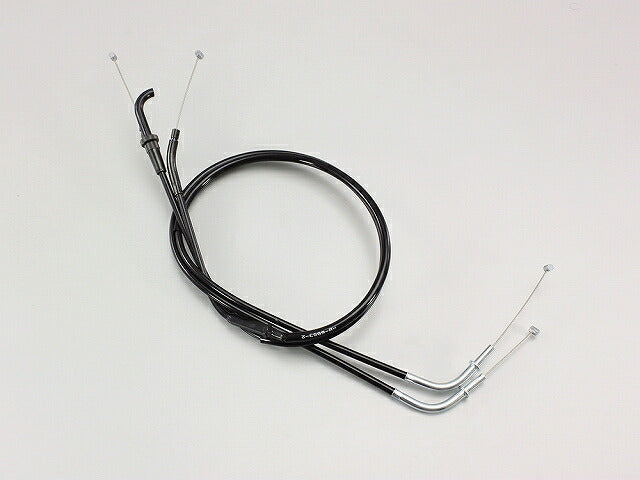 スロットルケーブル W ブラック ZRX1200DAEG 100mmロング