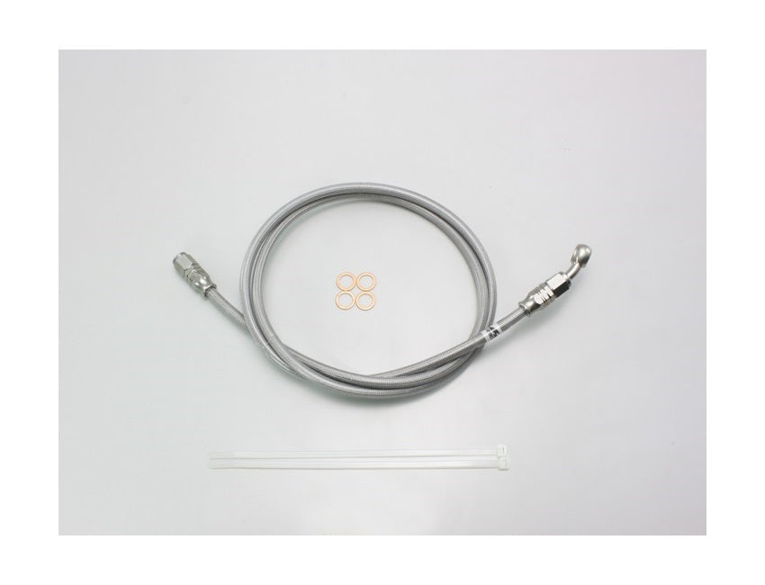 SURE SYSTEM LINE Brake Hose, Full Stainless Steel, S-Type, Length 105cm