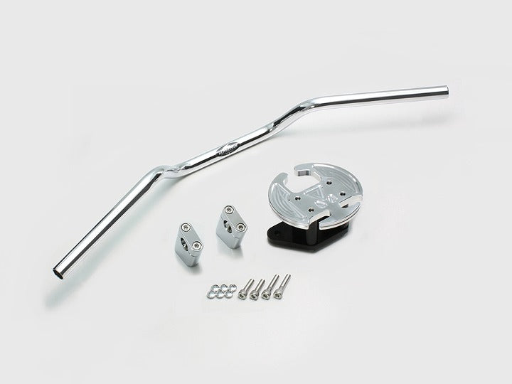 ヨーロピアン1型 ハンドルセット クロームメッキ TMAX530 ABS車は未確認のため適合外