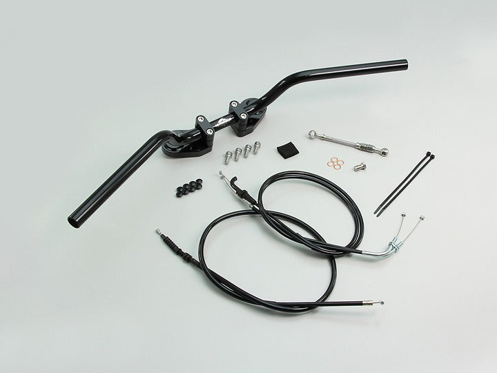 ヨーロピアン1型 バーハンドルセット ブラック Ninja ニンジャ250('13~'15) ABS車