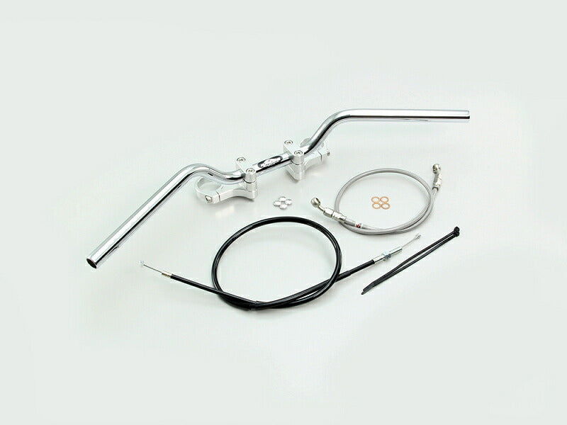 BMコンチ2型 バーハンドルセット シルバー YZF-R25 ABS無モデル