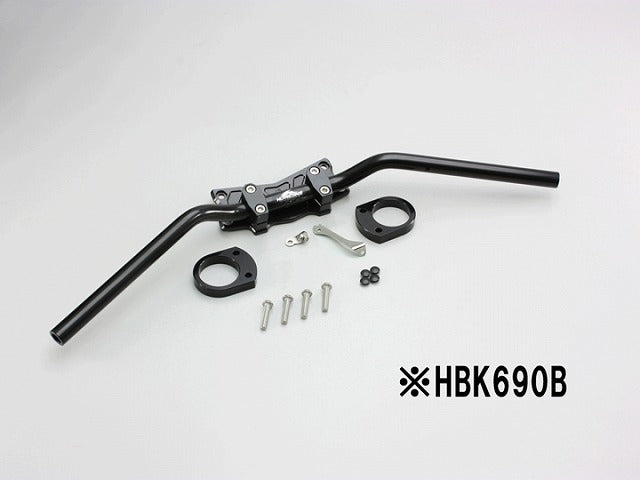 バーハンドルセット ブラケット式 ブラック ZX-14R ABS (16-17)HGモデル ※STDはHBK689Bが適合