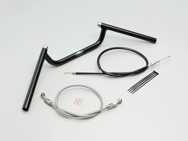 コンドル ハンドルセット ブラック ハンドルスイッチ穴加工済 MT-25 MT-03