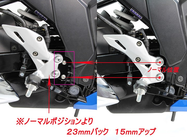 ステップオフセットプレート ブラック ジクサー250/SF
