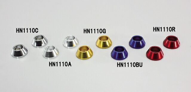 M10アクセント ワッシャ クロームメッキ M10ソケットボルト用 2ヶ入