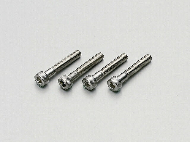 M6 Stainless Steel Socket Cap Screws M6 x 20mm, 4 pieces, 1.0mm thread pitch