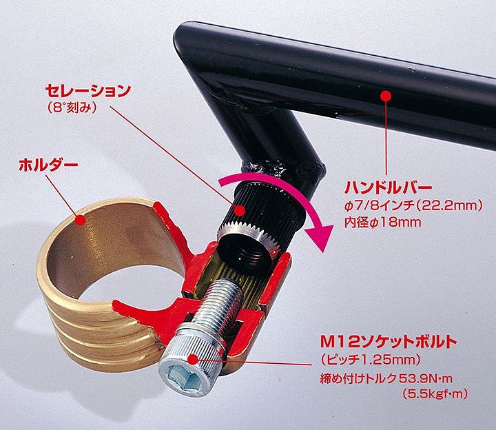 Separate Handlebar Type 1 Gold Z900RS CAFE