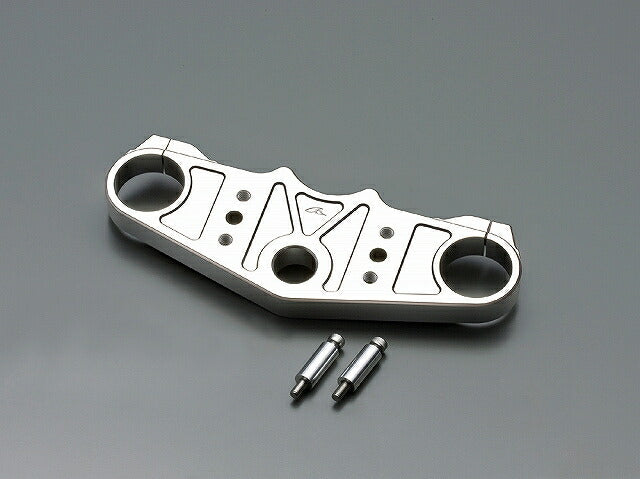 ジュラルミン トップブリッジ ポリッシュアルマイト バーハンドル用 ZZR1200(-'03 C1.C2)