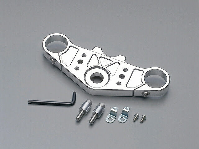 ジュラルミン トップブリッジ ポリッシュアルマイト バーハンドル用 VFR800('02- RC46) ABS可