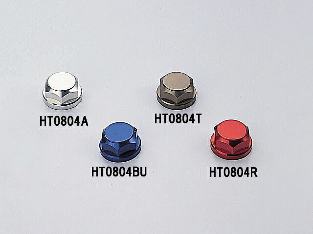 ステムナット チタンカラーアルマイト ネジ22mm P1.0