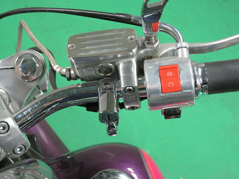 ヘルメットロック クロームメッキ φ1インチ(25.4mm).φ7/8インチ(22.2mm).ハンドルバー等 φ6/8インチ(19.1mm).当社タンデムグリップ.キャリア等
