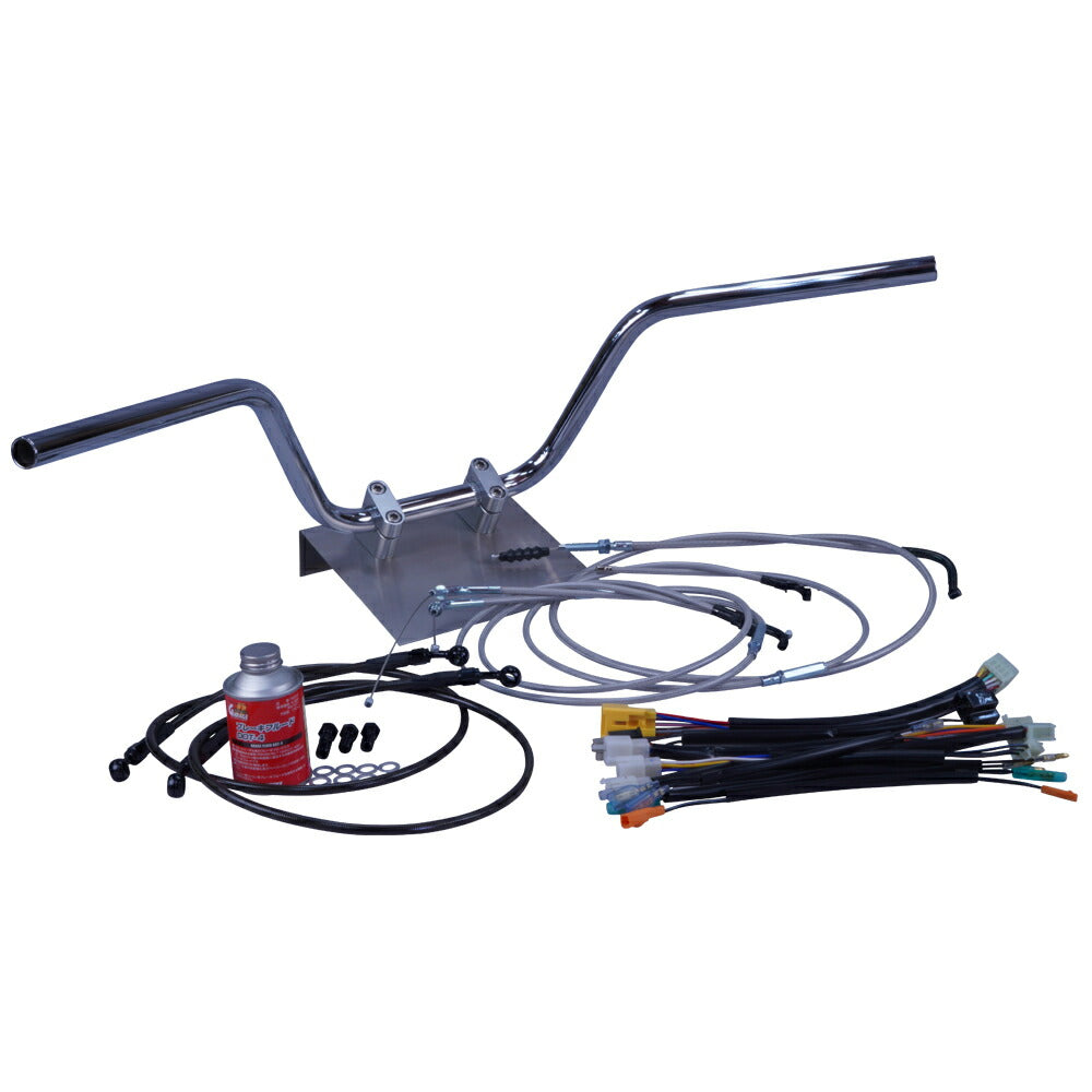 GT380 B3-B7 73-78年/後期型 クルージング ハンドル セット メッシュ ワイヤー