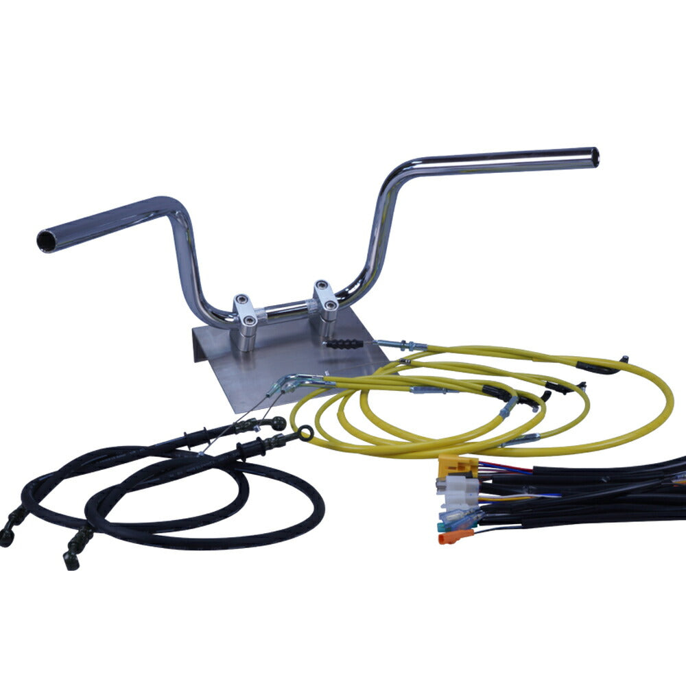 モンキー 84-98年 Z50J ミニ鬼アップハンドル セット カラー ワイヤー