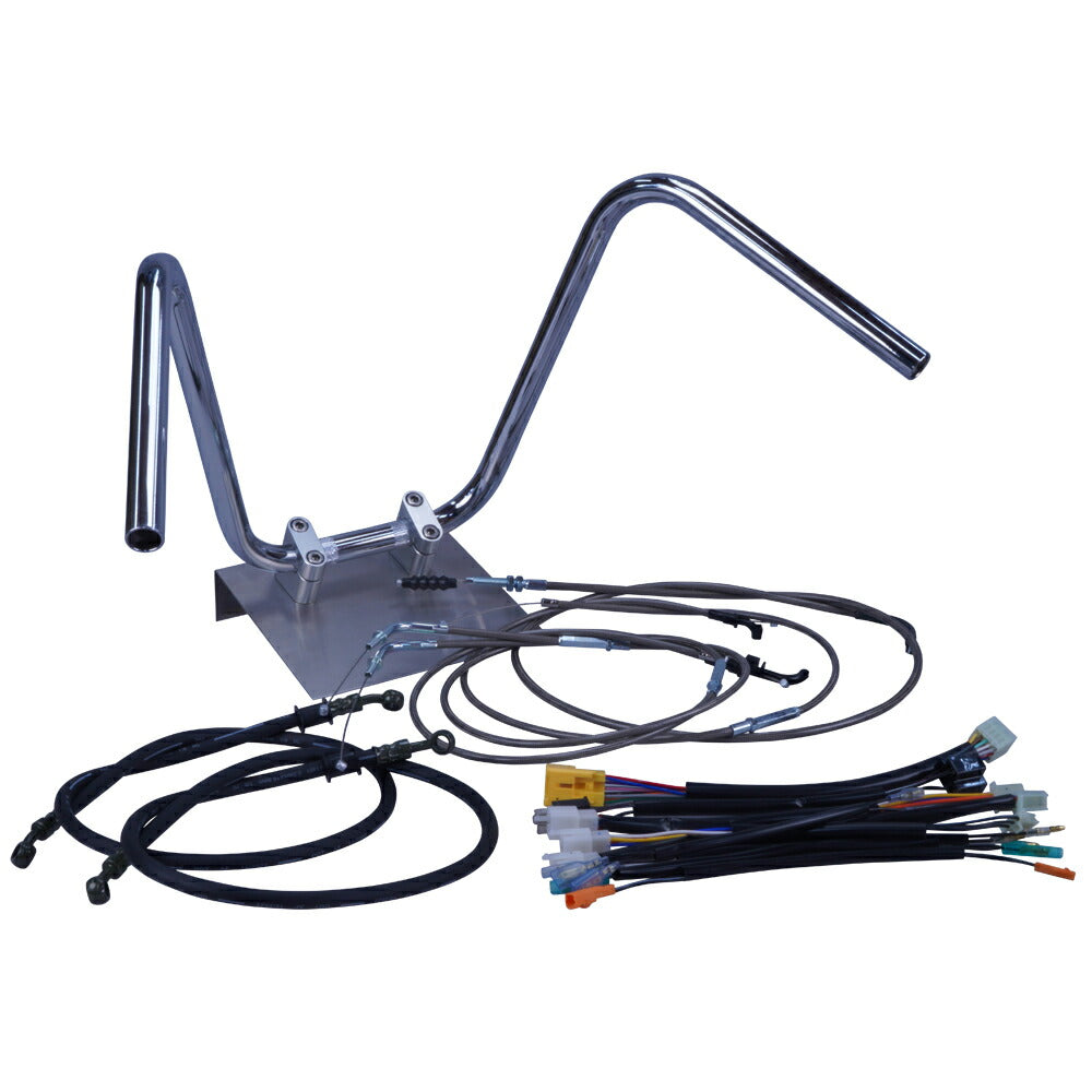 GS50 全年式 NA41A ミニしぼりアップハンドル セット ブラックメッシュ ダークメッシュ ワイヤー