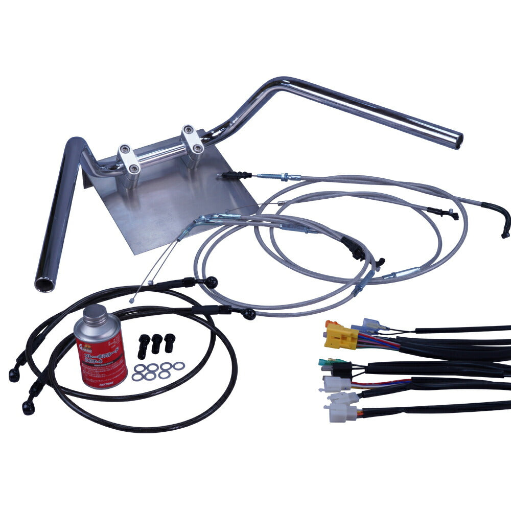 CB750F 79-82年 RC04 鬼ハンドル セット メッシュ ワイヤー