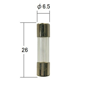 Glass Tube Fuse 20Amp 26mm 1 pc