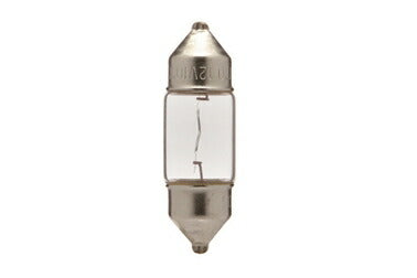 Normal Bulb for Interior/Indicator Lights, Clear, 12V 10W T10x31, 1 pc.