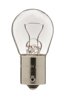 Turn Signal, Reverse Light, and Indicator Light Normal Bulb, Clear, 12V 23W S25, 1 pc.