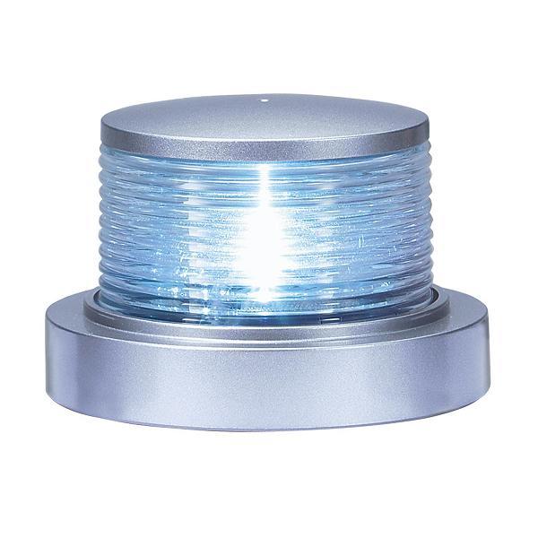 All-round White Light, Anchor Light, LED Small Boat Light, Silver x White, 12/24V, 2W