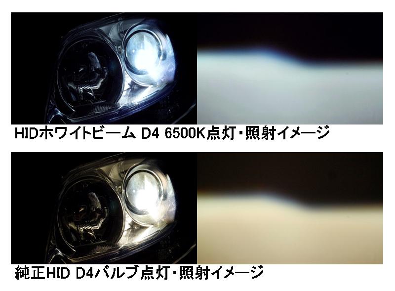 HID White Beam D4S 12V Compatible (42V 35W) 2 Pack