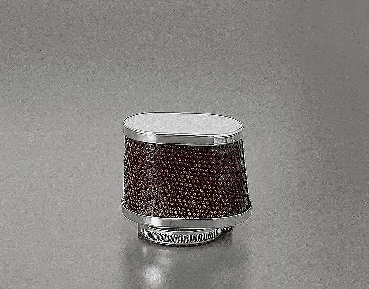 Power air cleaner 00° oval, mounting diameter 42mm, total length 75mm, outer diameter 84mm, width 64mm