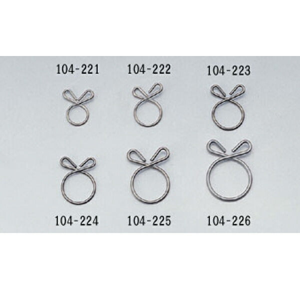 Hose Clip Type A (Stainless Steel) 8mm 10 Pieces Universal