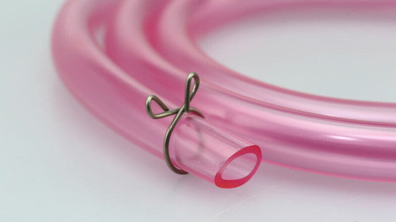Hose, Oil-resistant, Clear Pink, φ9×φ13×1m, Gasoline Compatible
