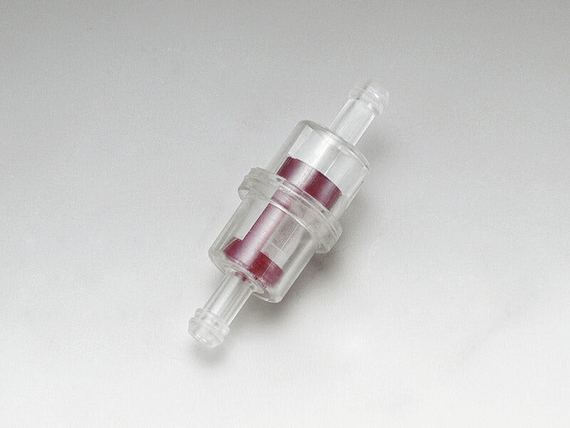 Gasoline Filter, Nylon Mesh, Red, for 6mm ID Hose