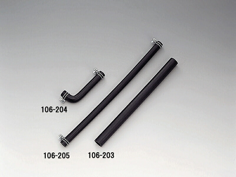 Radiator Hose, Straight, Inner Diameter 15mm x Outer Diameter 23mm x 500mm, with Hose Clamps, Universal