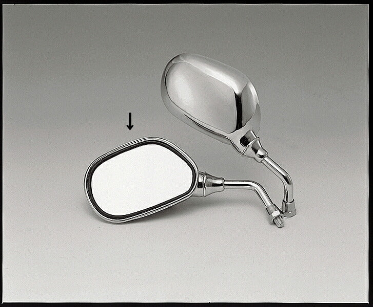 Mini Mirror Plated 10mm Right-Hand Thread Left Side