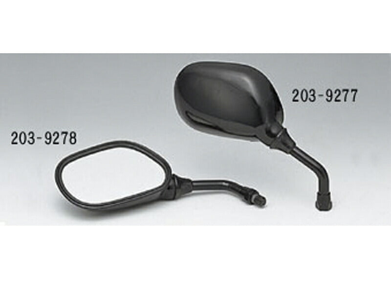 Mini Mirror Black 10mm Standard Thread Left Side