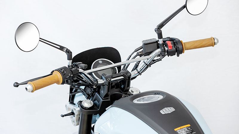ハンドル トラッカー バー付き クロームメッキ XSR125/155