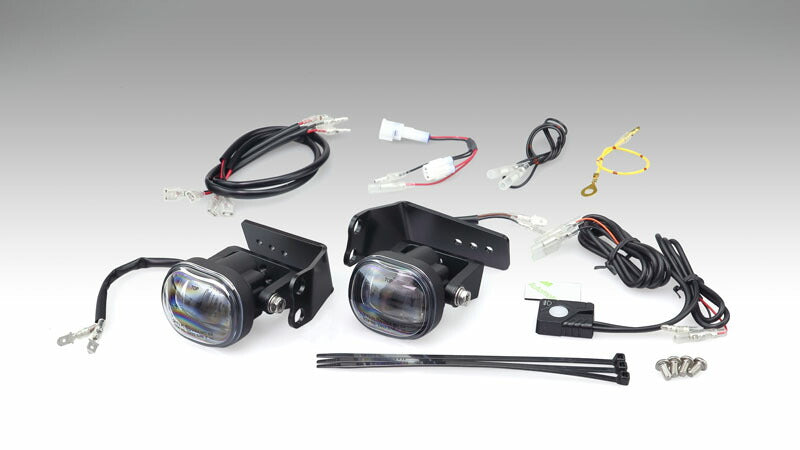 セロー250 キジマ製フォグランプ（イエロー）タイプ LED フォグランプ