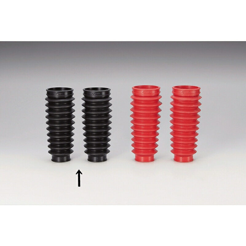 Fork boots for 4L Monkey, Black, Set of 2