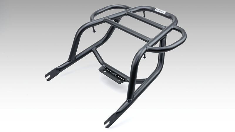 リアキャリア マットブラック 幅355×縦190mm ダックス125 – バイクマン