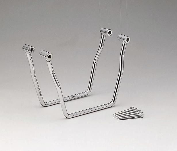Saddlebag Supports Left and Right Set Plated DragStar 250/1100/1100C