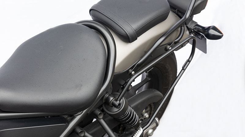 Bag Support All-in-One Type Matte Black Left Side for Rebel 250