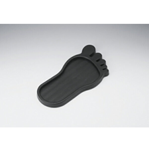 Sidestand Plate, Foot-Shaped, Black