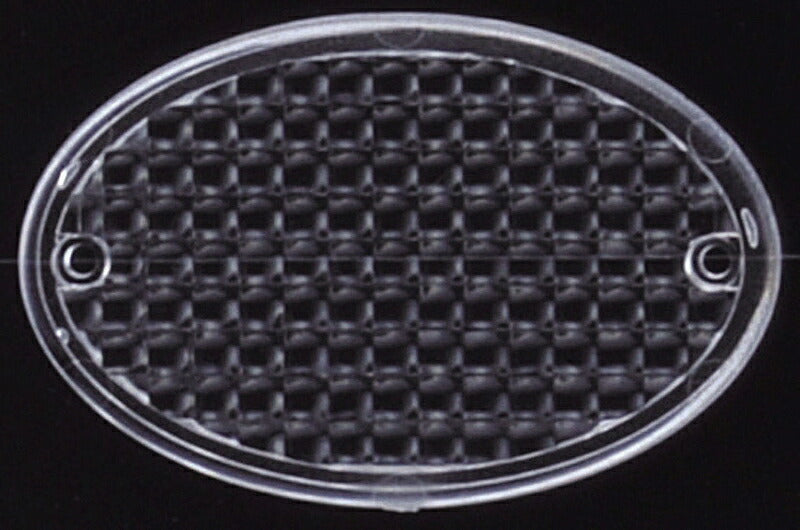 Tail lamp repair part: oval flat clear lens for 218-3063/3065