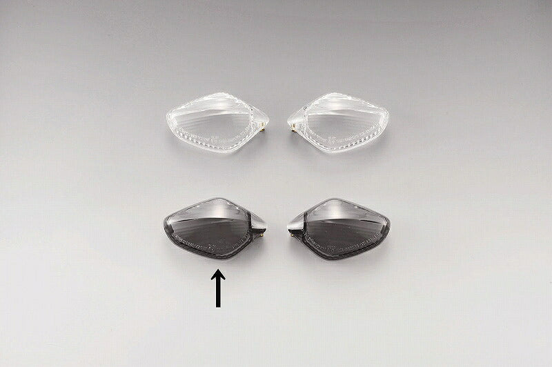 ウインカーレンズ スモーク 1個 ホンダ純正品番:33404-MGS-J31タイプ