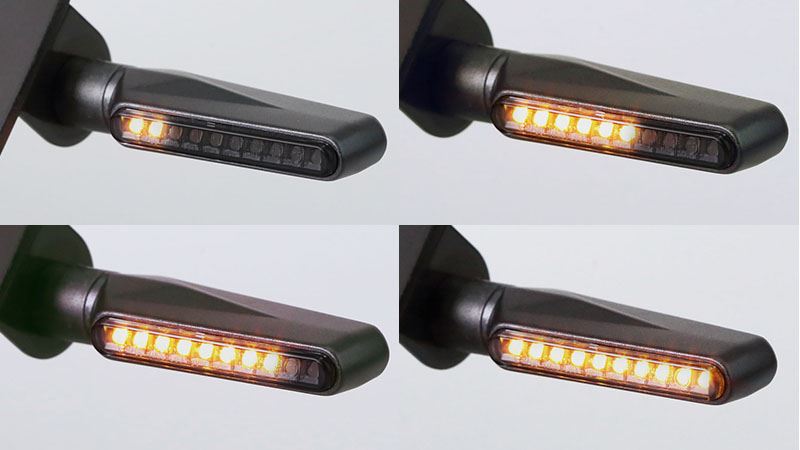 Sequential LED Turn Signals TRX Smoked Lens - 2 Pcs