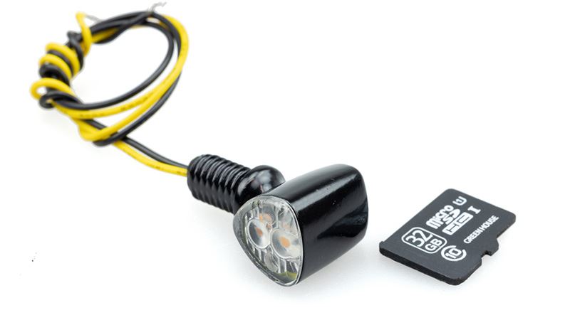 Turn Signal Lamp Nano2 Triangle Style Single Amber 13x11x14.9mm 2 pcs