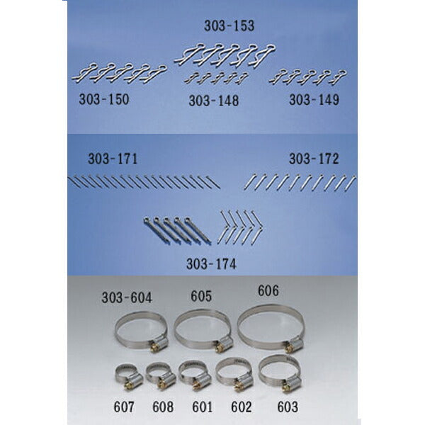 Snap Pins 6mm 5-piece set