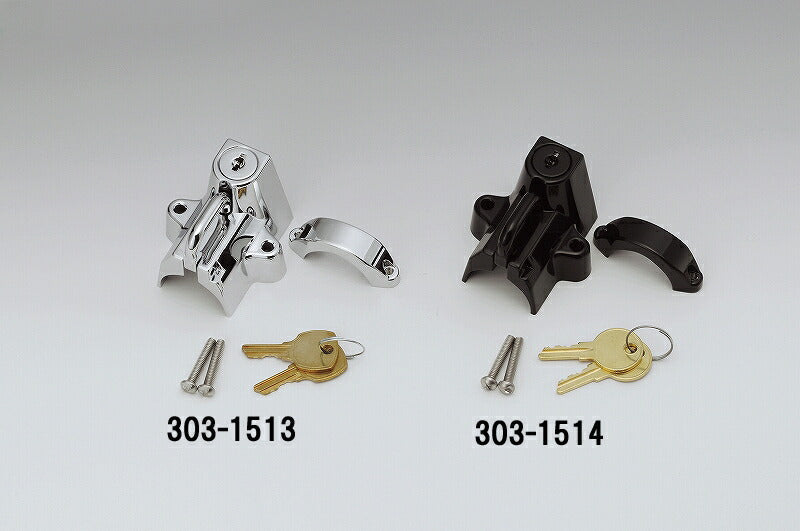 ヘルメットロック ブラック 22-32mmパイプ対応