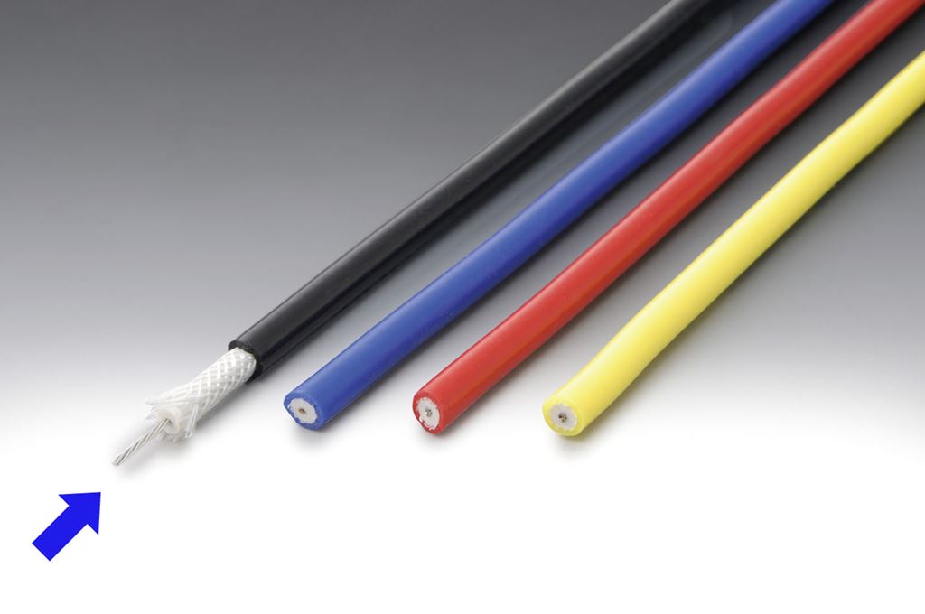 Silicone Cord, Black, φ7mm x 1m